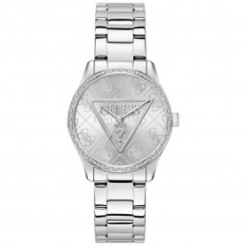 Часовник Guess Roxy 36mm 3ATM Quartz/Analogical woman watch - Silver (Silver / Silver / Mineral) часовник,часовници,guess,roxy,36mm,3atm,quartz,analogical,woman,watch,silver,(silver,silver,mineral)