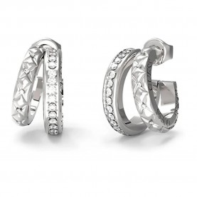 Guess Stylish JUBE04587 earrings - Silver (Silver) бижутерия,guess,stylish,jube04587,earrings,silver,(silver)