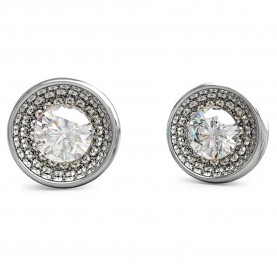 Guess Unique Solitaire earrings - Silver (Silver) бижутерия,guess,unique,solitaire,earrings,silver,(silver)