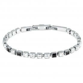 Karl lagerfeld KLAYC27 bracelet - Silver (Silver / White / Black) бижутерия,karl,lagerfeld,klayc27,bracelet,silver,(silver,white,black)