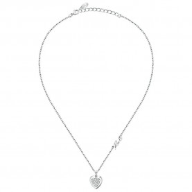 бижутерия,karl,lagerfeld,klayd09,necklace,silver,(silver,white)
