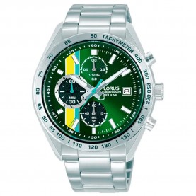 часовник,часовници,lorus,watches,rm395jx9,43mm,10atm,quartz,analogical,watch,silver,(silver,green,mineral)