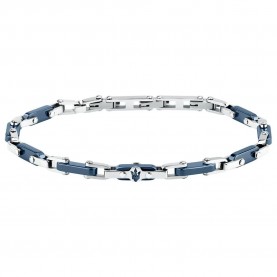 бижутерия,maserati,jm226atz76,bracelet,silver,(silver,blue)