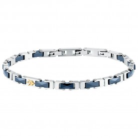 Maserati JM226ATZ82 bracelet - Silver (Silver / Blue) бижутерия,maserati,jm226atz82,bracelet,silver,(silver,blue)