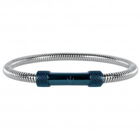 Maserati JM416AIK21 bracelet - Silver (Silver / Blue) бижутерия,maserati,jm416aik21,bracelet,silver,(silver,blue)