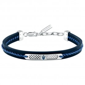 Maserati JM525AVE30 bracelet - Blue (Silver / Blue / Black) бижутерия,maserati,jm525ave30,bracelet,blue,(silver,blue,black)