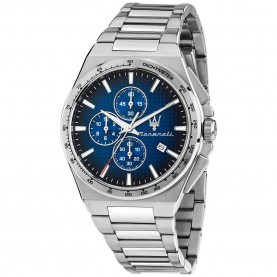 часовник,часовници,maserati,velocità,slim,41mm,5atm,quartz,analogical,watch,silver,(silver,blue,mineral)
