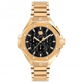 часовник,часовници,philipp,plein,chrono,royal,42mm,5atm,quartz,analogical,watch,golden,(gold,black,mineral)