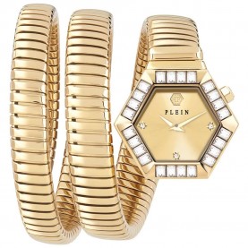 часовник,часовници,philipp,plein,snake,hexagon,28mm,5atm,quartz,analogical,woman,watch,golden,(gold,gold,mineral)