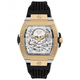 часовник,часовници,philipp,plein,the,skeleton,44mm,5atm,automatic,analogical,watch,golden,(black,silver,gold,mineral)
