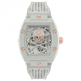 часовник,часовници,philipp,plein,the,skeleton,ecoceramic,44mm,5atm,automatic,analogical,watch,grey,(white,white,mineral)