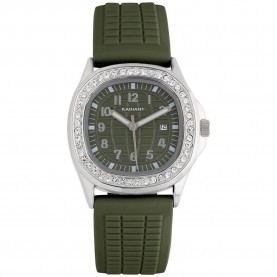 Часовник Radiant Azure Whisper 34mm 3ATM Quartz/Analogical woman watch - Green (Green / Green / Mineral) часовник,часовници,radiant,azure,whisper,34mm,3atm,quartz,analogical,woman,watch,green,(green,green,mineral)