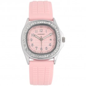 Часовник Radiant Azure Whisper 34mm 3ATM Quartz/Analogical woman watch - Pink (Pink / Pink / Mineral) часовник,часовници,radiant,azure,whisper,34mm,3atm,quartz,analogical,woman,watch,pink,(pink,pink,mineral)
