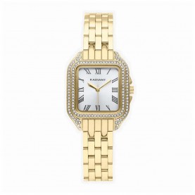 Часовник Radiant Bahamas Luxe 28mm 3ATM Quartz/Analogical woman watch - Golden (Gold / Silver / Mineral) часовник,часовници,radiant,bahamas,luxe,28mm,3atm,quartz,analogical,woman,watch,golden,(gold,silver,mineral)
