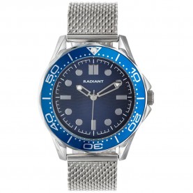 Часовник Radiant Chris 42mm 5ATM Quartz/Analogical watch - Silver (Silver / Blue / Mineral) часовник,часовници,radiant,chris,42mm,5atm,quartz,analogical,watch,silver,(silver,blue,mineral)