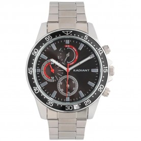 Часовник Radiant Daybreak 44mm 5ATM Quartz/Analogical watch - Silver (Silver / Black / Mineral) часовник,часовници,radiant,daybreak,44mm,5atm,quartz,analogical,watch,silver,(silver,black,mineral)
