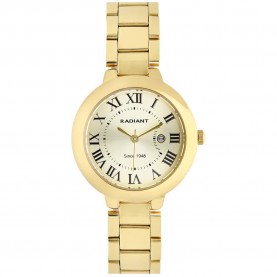Часовник Radiant Golden Hour 33mm 3ATM Quartz/Analogical woman watch - Golden (Gold / Gold / Mineral) часовник,часовници,radiant,golden,hour,33mm,3atm,quartz,analogical,woman,watch,golden,(gold,gold,mineral)