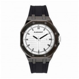 Часовник Radiant Leonardo 44mm 5ATM Quartz/Analogical watch - Grey (Black / White / Mineral) часовник,часовници,radiant,leonardo,44mm,5atm,quartz,analogical,watch,grey,(black,white,mineral)