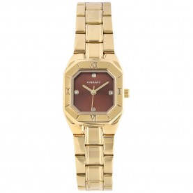 Часовник Radiant Palm Drive 23mm 3ATM Quartz/Analogical woman watch - Golden (Gold / Brown / Mineral) часовник,часовници,radiant,palm,drive,23mm,3atm,quartz,analogical,woman,watch,golden,(gold,brown,mineral)