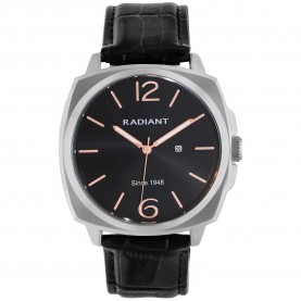 Часовник Radiant Paul 42mm 5ATM Quartz/Analogical watch - Silver (Black / Black / Mineral) часовник,часовници,radiant,paul,42mm,5atm,quartz,analogical,watch,silver,(black,black,mineral)