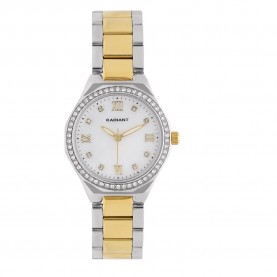 Часовник Radiant Quiet Luxe 28mm 3ATM Quartz/Analogical woman watch - Golden (Gold / White / Mineral) часовник,часовници,radiant,quiet,luxe,28mm,3atm,quartz,analogical,woman,watch,golden,(gold,white,mineral)