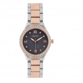 Часовник Radiant Quiet Luxe 28mm 3ATM Quartz/Analogical woman watch - Golden (Rose Gold / Grey / Mineral) часовник,часовници,radiant,quiet,luxe,28mm,3atm,quartz,analogical,woman,watch,golden,(rose,gold,grey,mineral)