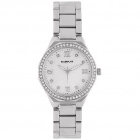 Часовник Radiant Quiet Luxe 28mm 3ATM Quartz/Analogical woman watch - Silver (Silver / White / Mineral) часовник,часовници,radiant,quiet,luxe,28mm,3atm,quartz,analogical,woman,watch,silver,(silver,white,mineral)