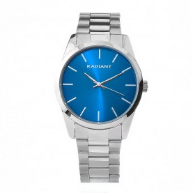 Часовник Radiant RA605203 42mm 5ATM Quartz/Analogical watch - Silver (Silver / Blue / Mineral) часовник,часовници,radiant,ra605203,42mm,5atm,quartz,analogical,watch,silver,(silver,blue,mineral)