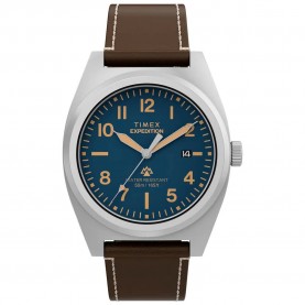 Часовник Timex Expedition North 39mm 5ATM Quartz/Analogical watch - Brown (Brown / Blue / Mineral) часовник,часовници,timex,expedition,north,39mm,5atm,quartz,analogical,watch,brown,(brown,blue,mineral)