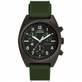 Часовник Timex Expedition North 41mm 5ATM Quartz/Analogical watch - Green (Green / Green / Mineral) часовник,часовници,timex,expedition,north,41mm,5atm,quartz,analogical,watch,green,(green,green,mineral)