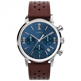 часовник,часовници,timex,marlin,tw2w10200a,40mm,5atm,quartz,analogical,watch,brown,(brown,blue,acrylic)