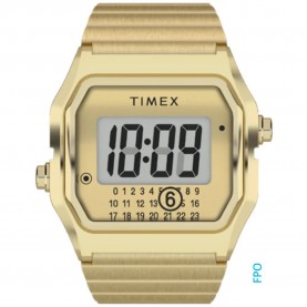 часовник,часовници,timex,t80,ring,20mm,quartz,digital,watch,golden,(gold,gold,mineral)