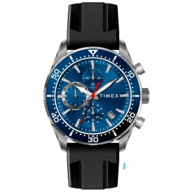 Часовник Timex Trend Ridgefield 42mm 5ATM Quartz/Analogical watch - Blue (Black / Blue / Mineral) часовник,часовници,timex,trend,ridgefield,42mm,5atm,quartz,analogical,watch,blue,(black,blue,mineral)
