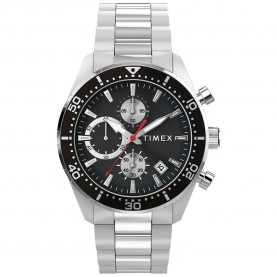 Часовник Timex Trend Ridgefield 42mm 5ATM Quartz/Analogical watch - Silver (Silver / Black / Mineral) часовник,часовници,timex,trend,ridgefield,42mm,5atm,quartz,analogical,watch,silver,(silver,black,mineral)
