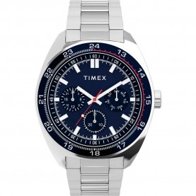 часовник,часовници,timex,weston,45mm,5atm,quartz,analogical,watch,silver,(silver,blue,mineral)