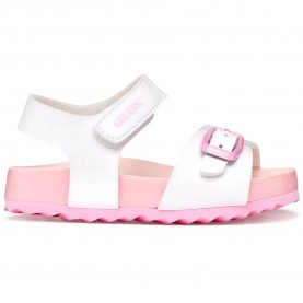 Сандали Geox Chalki Toddler Sandals - White (White / Pink) сандали,детски,сандали,и,чехли,geox,chalki,toddler,sandals,white,(white,pink)