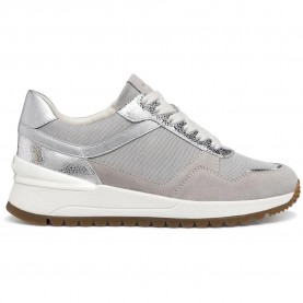 Маратонки Geox Desya trainers - Grey (Off White / Silver) маратонки,мъжки,маратонки,дамски,маратонки,geox,desya,trainers,grey,(off,white,silver)