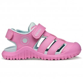 Юношески сандали Geox Fusbetto Pro Closed Toe Youth Sandals - Pink (Dark Pink / Aqua) юношески,сандали,детски,сандали,и,чехли,geox,fusbetto,pro,closed,toe,youth,sandals,pink,(dark,pink,aqua)