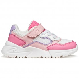 Маратонки Geox Loftus trainers - White (Salmon / White) маратонки,мъжки,маратонки,дамски,маратонки,geox,loftus,trainers,white,(salmon,white)