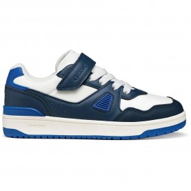 Маратонки Geox Washiba slip-on trainers - White / Blue (Navy / White) маратонки,мъжки,маратонки,дамски,маратонки,geox,washiba,slip,on,trainers,white,blue,(navy,white)