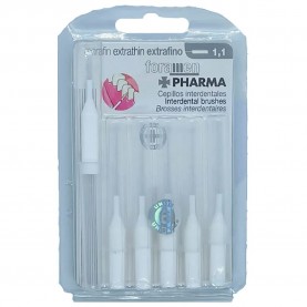 хигиена,аксесоари,foramen,extra,thin,1.1,interdental,brush,6,units,clear