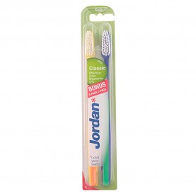 Jordan Classic Soft Toothbrushs 2 units - Clear хигиена,аксесоари,jordan,classic,soft,toothbrushs,2,units,clear