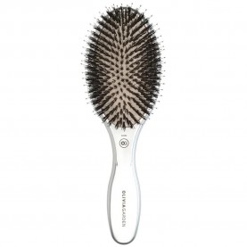Olivia garden Expert Care Oval Boar & Nylon Bristles Silver brush - Silver хигиена,аксесоари,olivia,garden,expert,care,oval,boar,&,nylon,bristles,silver,brush,silver