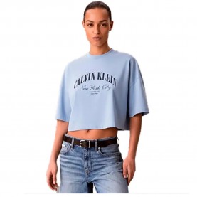 тениска,мъжки,тениски,дамски,тениски,calvin,klein,lv047f813g,short,sleeve,t,shirt,blue,(bright,white)