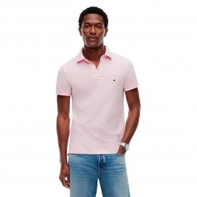 Tommy hilfiger 1985 Slim short sleeve polo - Pink (Pink Lily) дамски,блузи,с,яка,мъжки,блузи,с,яка,tommy,hilfiger,1985,slim,short,sleeve,polo,pink,(pink,lily)