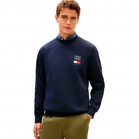 Блуза Tommy hilfiger MW0MW42778 sweatshirt - Blue (Desert Sky) блуза,мъжки,пуловери,tommy,hilfiger,mw0mw42778,sweatshirt,blue,(desert,sky)