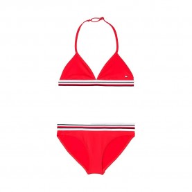Tommy hilfiger UG0UG00795 Triangle bikini - Red (Primary Red) детски,бански,костюми,tommy,hilfiger,ug0ug00795,triangle,bikini,red,(primary,red)