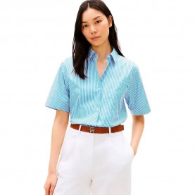 риза,с,къс,ръкав,дамски,ризи,мъжки,ризи,tommy,hilfiger,ww0ww48899,short,sleeve,shirt,blue,(classic,ithaca,stripe,mesmerizing,blue)