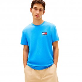 Тениска Tommy jeans DM0DM20740 short sleeve T-shirt - Blue (Blue Twilight) тениска,мъжки,тениски,дамски,тениски,tommy,jeans,dm0dm20740,short,sleeve,t,shirt,blue,(blue,twilight)