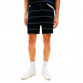 Дънки Tommy jeans DM0DM23021 Beach sweat shorts - Blue (Dark Night Navy Stripe) дънки,мъжки,панталони,дамски,панталони,tommy,jeans,dm0dm23021,beach,sweat,shorts,blue,(dark,night,navy,stripe)